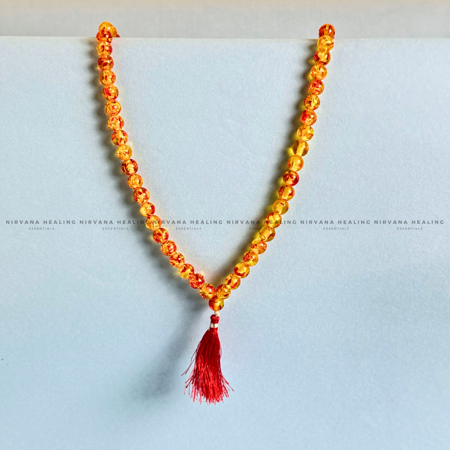 AMBER JADE MALA (Detox, Health, Joy And Soul Healing)   image 3