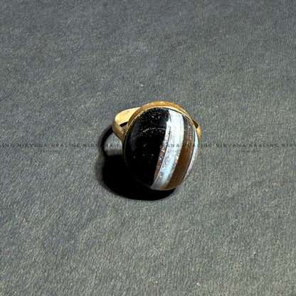 HAKIK SULEMANI ROUND RING (Evil Eye Protection, Grounding and Energy Shielding). image 1