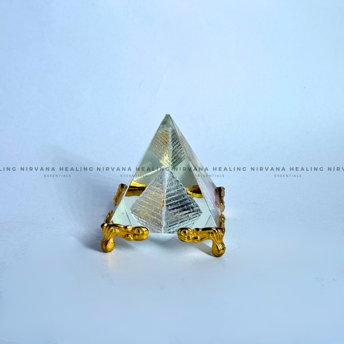 VASTU/FENG SHUI CRYSTAL PYRAMID (Harmonize Energy And Enhance Prosperity) image 0