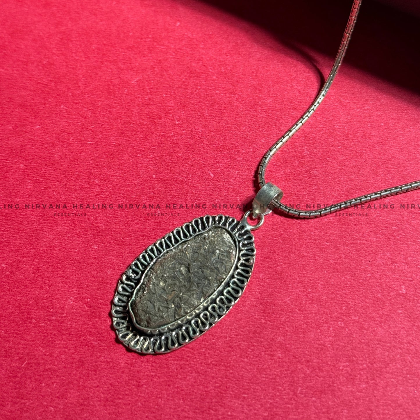 PYRITE OVAL SHAPED PENDANT (Money Magnet, Prosperity, Fame And Abundance).  image 6