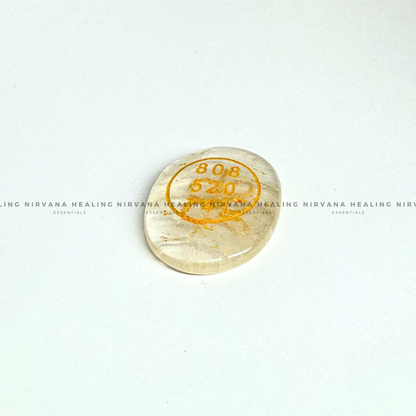 CLEAR QUARTZ ABUNDANCE ZIBU COIN (Mental Clarity, Master Healer And Energy Amplifier).  image 4