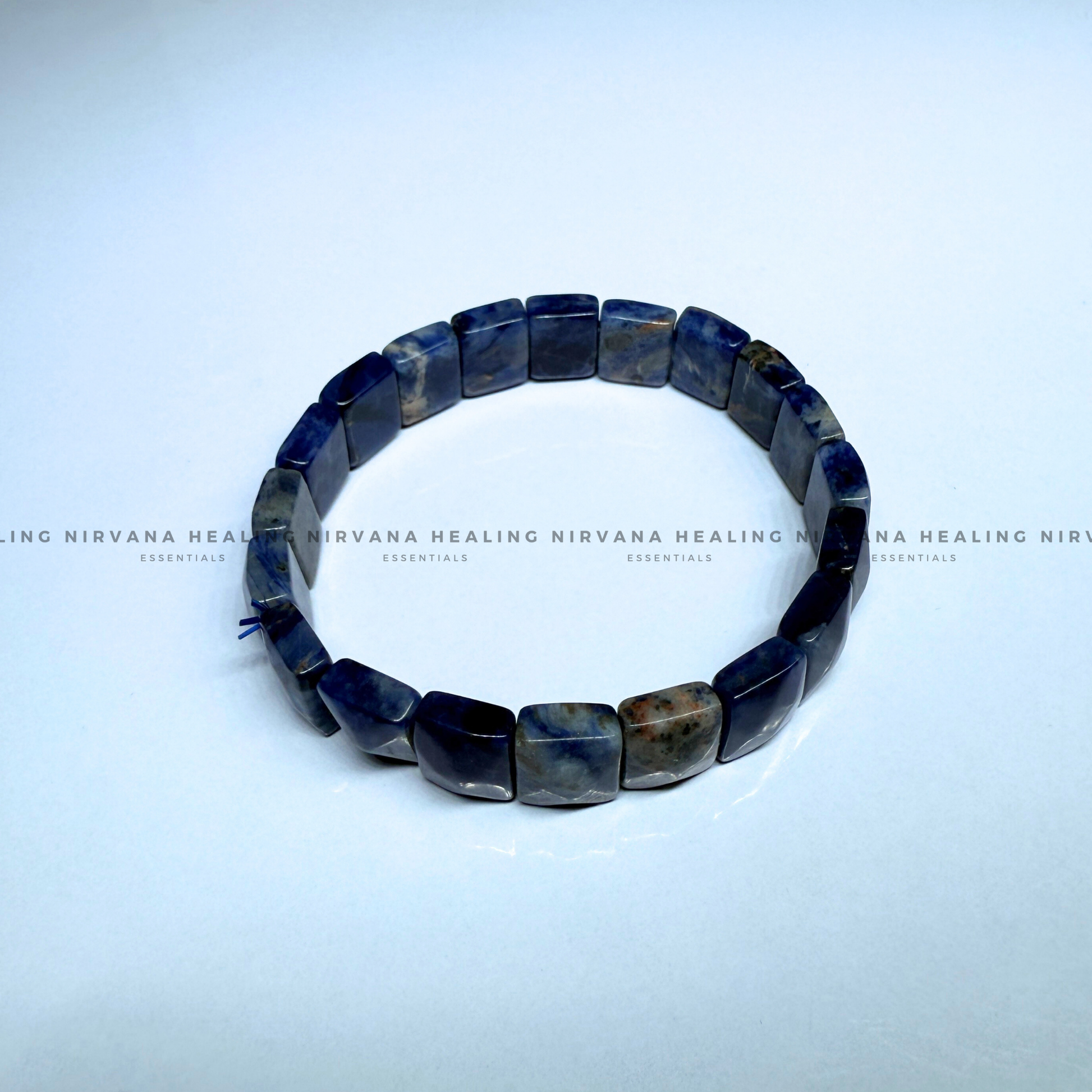 LAPIS LAZULI PYRAMID BRACELET (Communication, Truth, Ease Of Expression And Wisdom) image 2