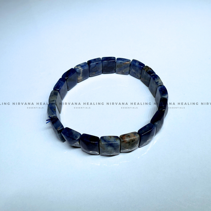 LAPIS LAZULI PYRAMID BRACELET (Communication, Truth, Ease Of Expression And Wisdom) image 2