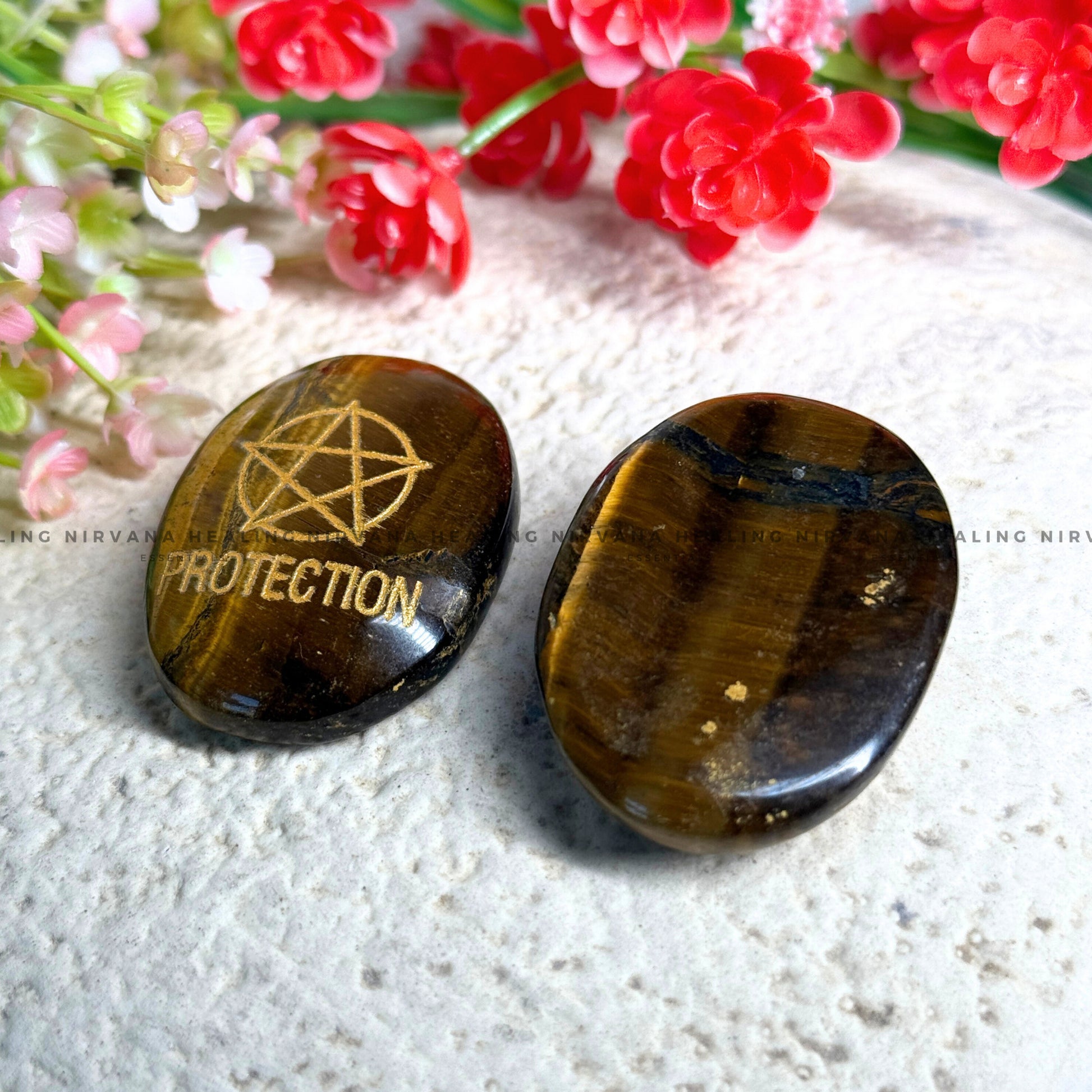 TIGERS EYE PROTECTION ZIBU COIN (Bold, Courage, Willpower And Strength). image 3