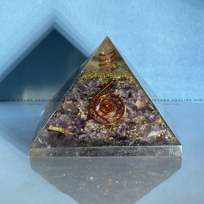 AMETHYST JADE PYRAMID (Meditation, Stress Reduction, Intuition And Manifestation) image 2