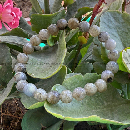 LABRADORITE ROUND BEADED BRACELET (Intuition, Inner Power And Transformation) image 4