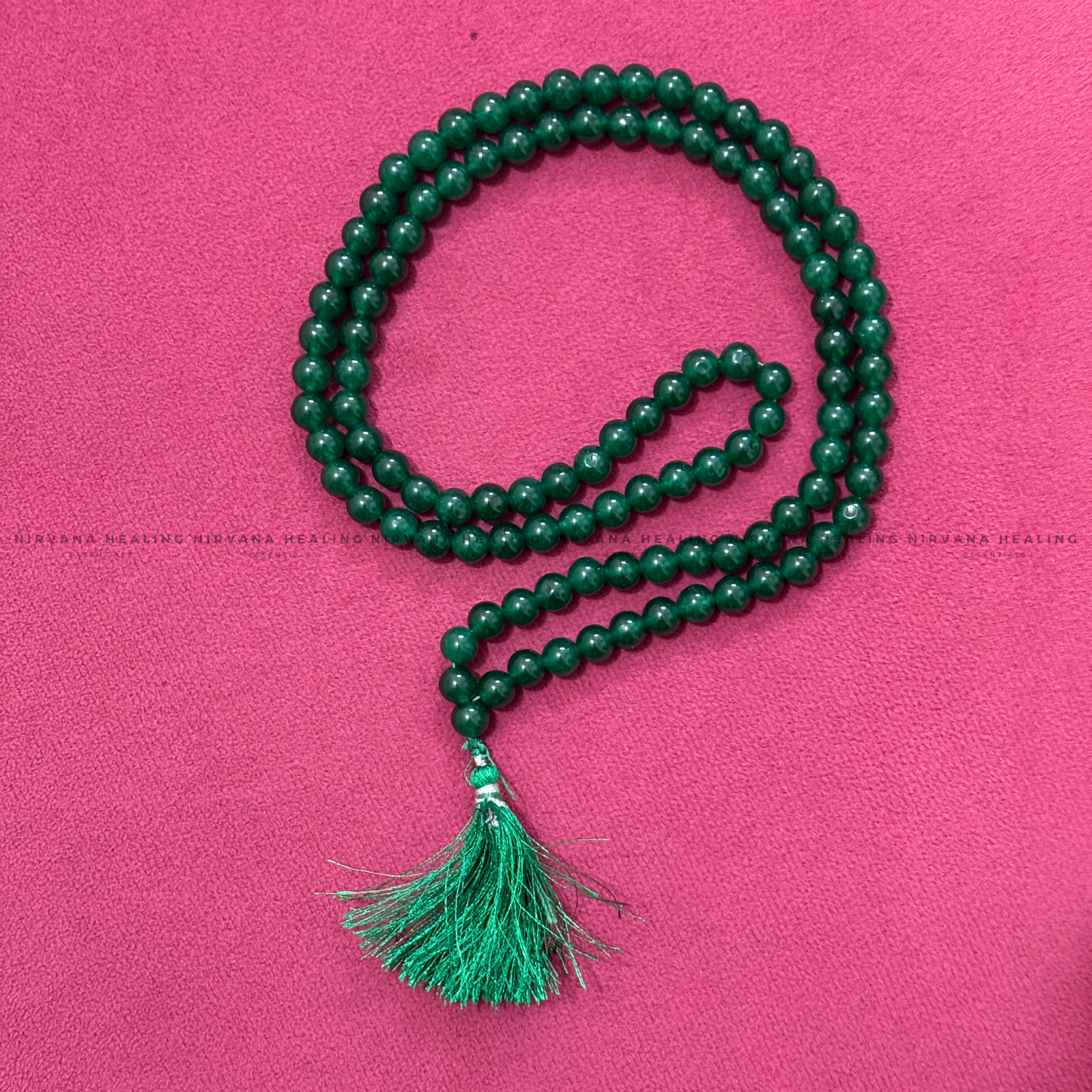 GREEN AVENTURINE MALA (Luck, Money, Abundance, Career And Growth) image 2