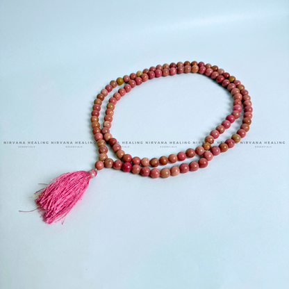 RHODONITE MALA (Compassion, Emotional Healing, Loving Vibration And Self Love) image 4