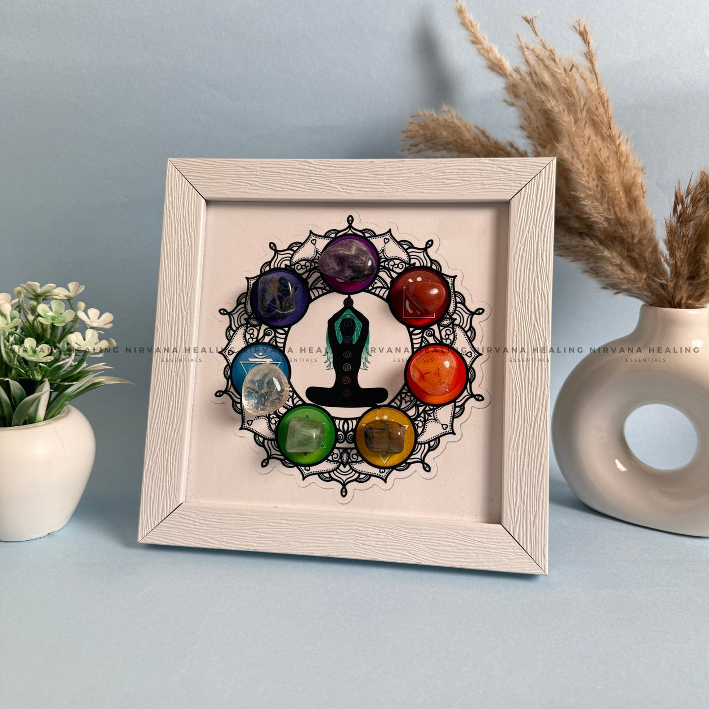 SEVEN CHAKRA HEALING TUMBLE FRAME (Balance, Alignment & Positive Energy) image 2