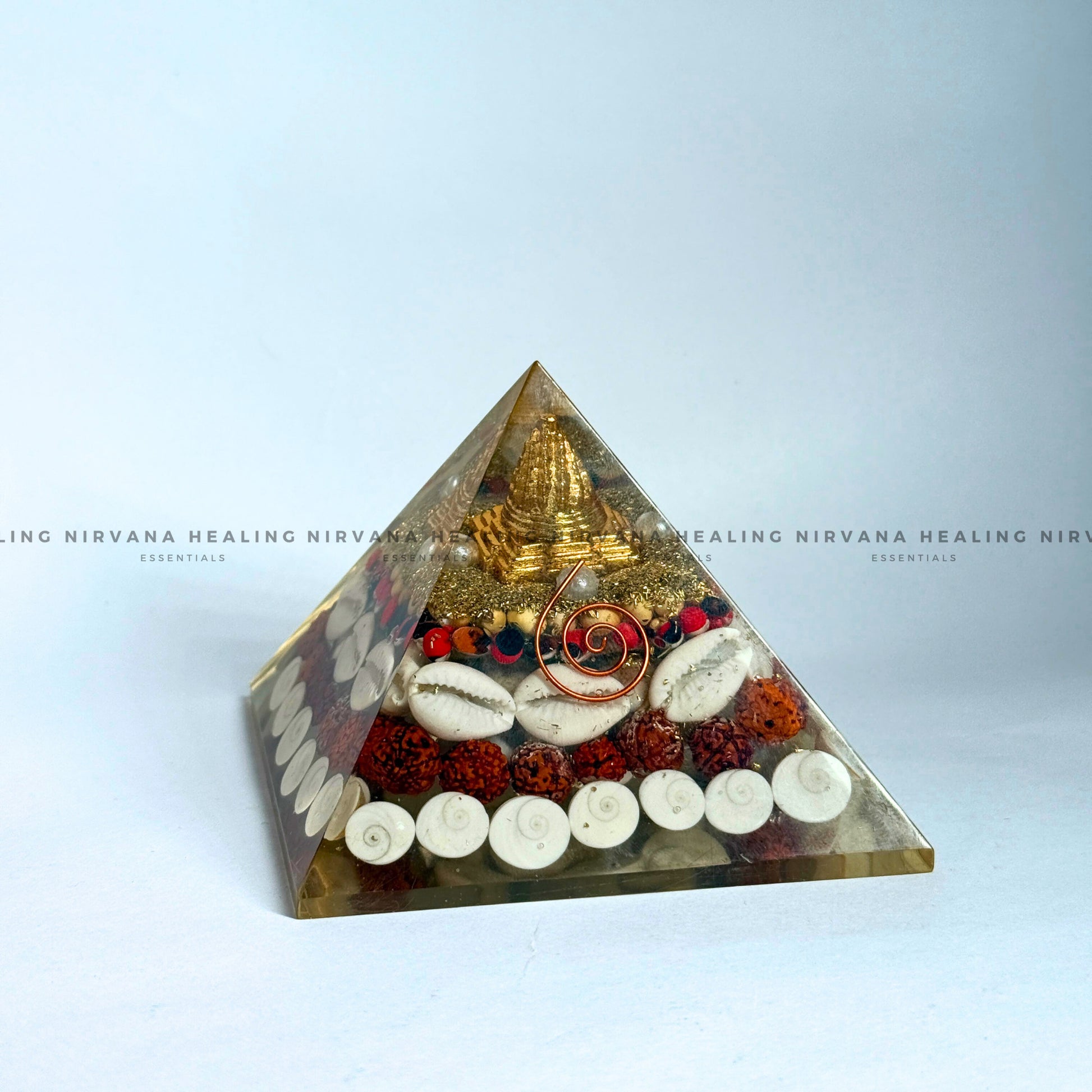 SHREE YANTRA RUDRAKSH PYRAMID (Divine Prosperity & Spiritual Protection) image 6