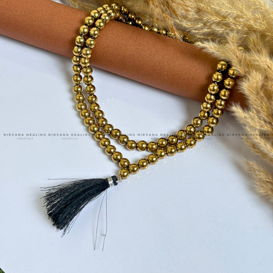 GOLDEN PYRITE MALA (Money Magnet, Prosperity, Fame, Abundance) image 0