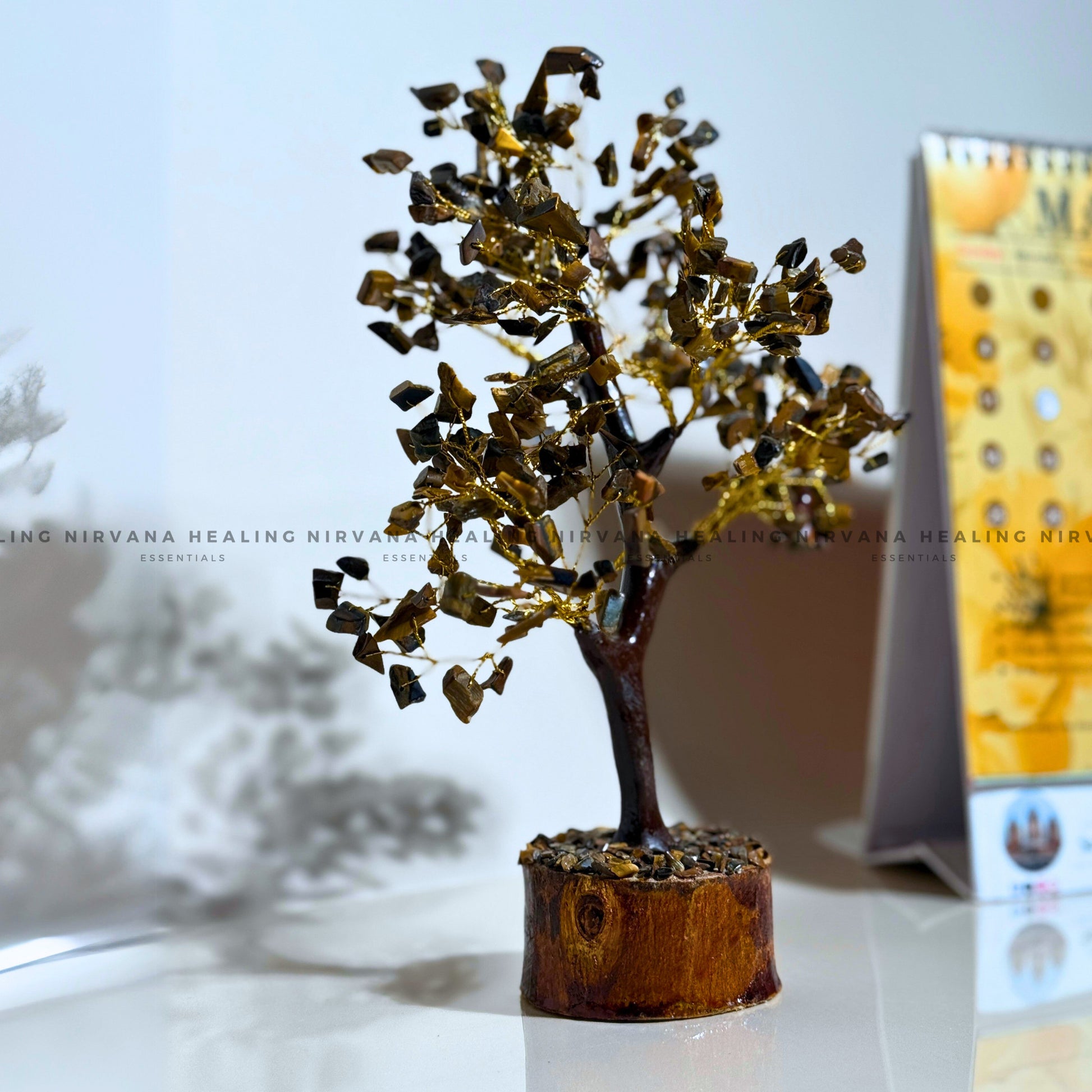 TIGER EYE CRYSTAL TREE (BIG) Approx 300 Beads (Bold, Courage, Willpower And Strength). image 4