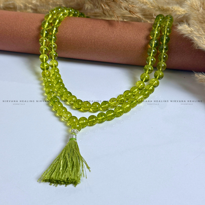 PERIDOT MALA (Prosperity, Cheerfulness, Abundance And Renewal) image 1