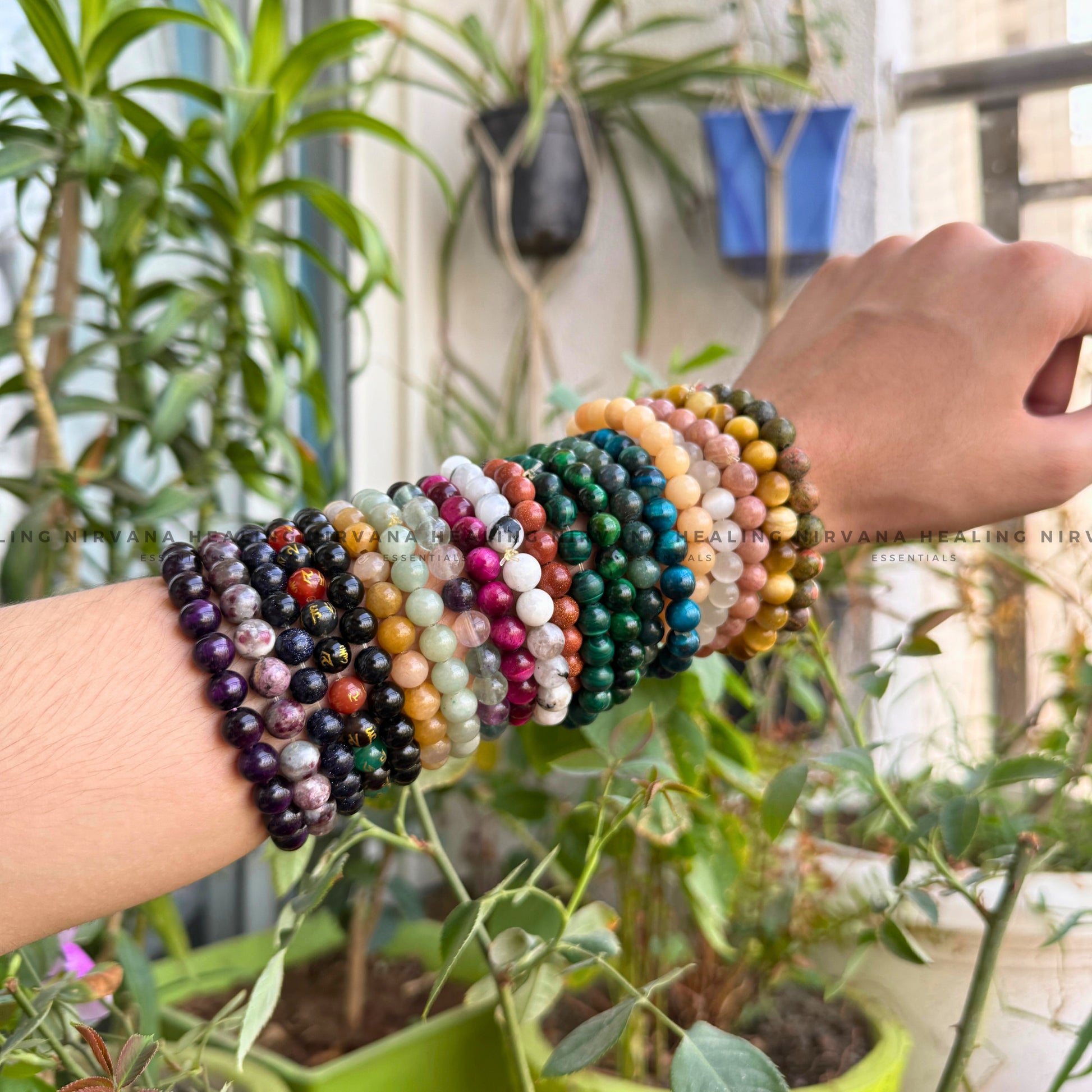 SODALITE ROUND BEADED BRACELET (Sodalite Creativity, Expression, Logic And Communication) image 5