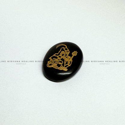 BLACK TOURMALINE MAHADEV ZIBU COIN (Protection, Grounding, Shielding And Growth) image 2