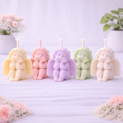 GUARDIAN ANGEL CANDLE (Made From Natural Beeswax) image 0