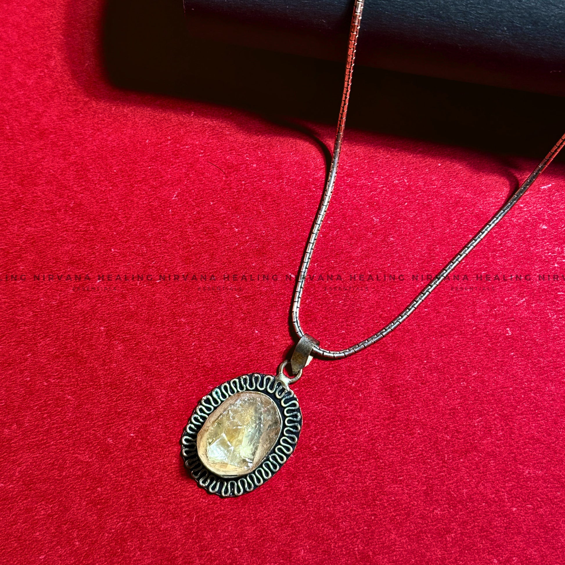 CLEAR QUARTZ RAW PENDANT (Mental Clarity, Master Healer And Energy Amplifier).  image 2