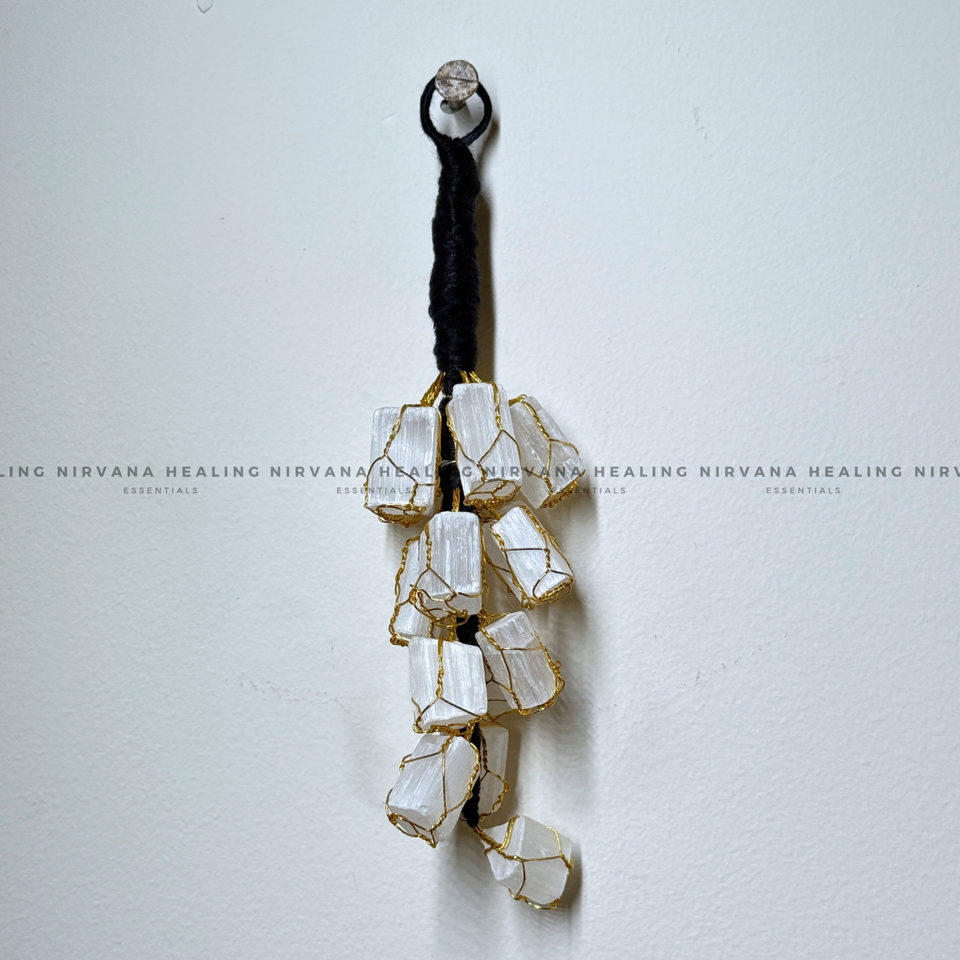 SELENITE ROUGH CHUNKS DOOR HANGING (Aura Cleansing ,Charging, Cleansing And Purification). image 5