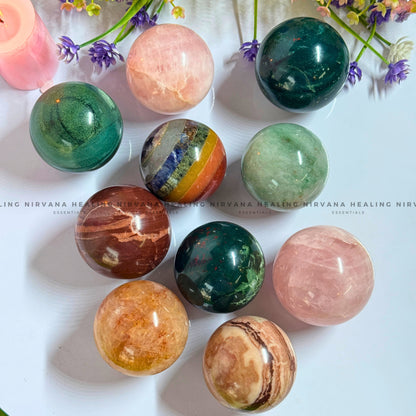 GREEN JADE SPHERE (Luck, Harmony, Peace And Abundance) image 4