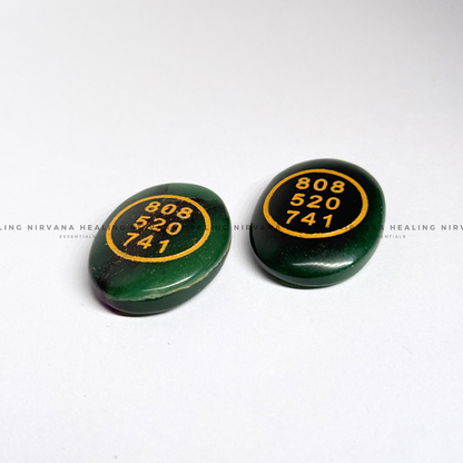 GREEN JADE ABUNDANCE ZIBU COIN (Attract Luck And Money) image 1