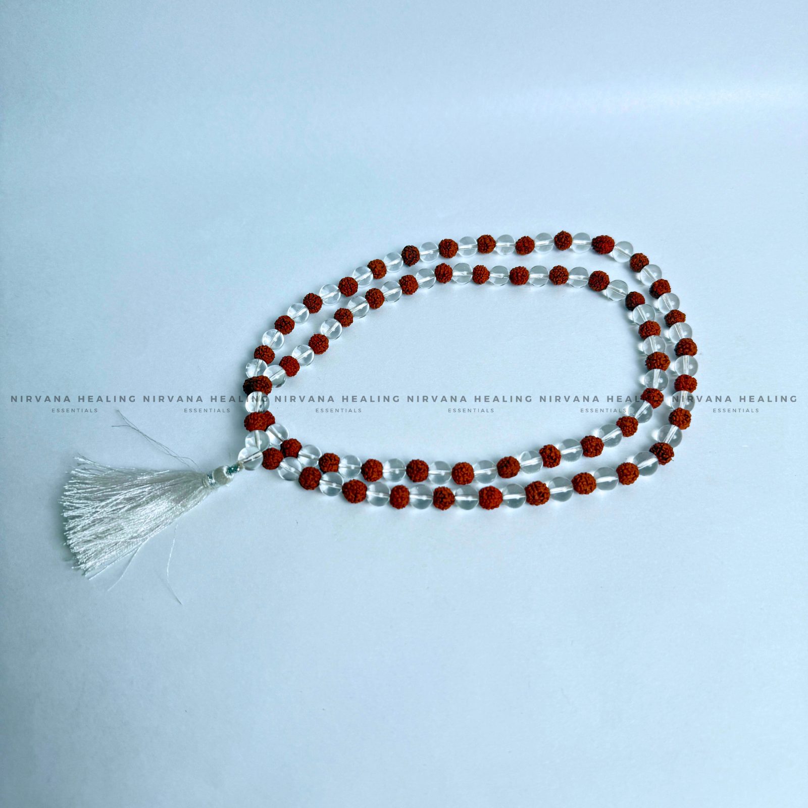 RUDRAKSH-SPHATIK MALA (Balance, Purity, Divine Protection) image 4