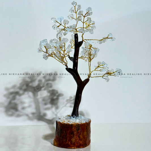 CLEAR QUARTZ CRYSTAL TREE (SMALL)Approx 100 Beads  (Mental Clarity, Master Healer And Energy Amplifier).  image 0