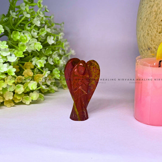 RED JASPER ANGEL (Immunity, Strength, Health and Pain Relief) image 0