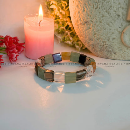 MULTISTONE PYRAMID BRACELET (Balanced, Healing And Energy Amplification) image 4