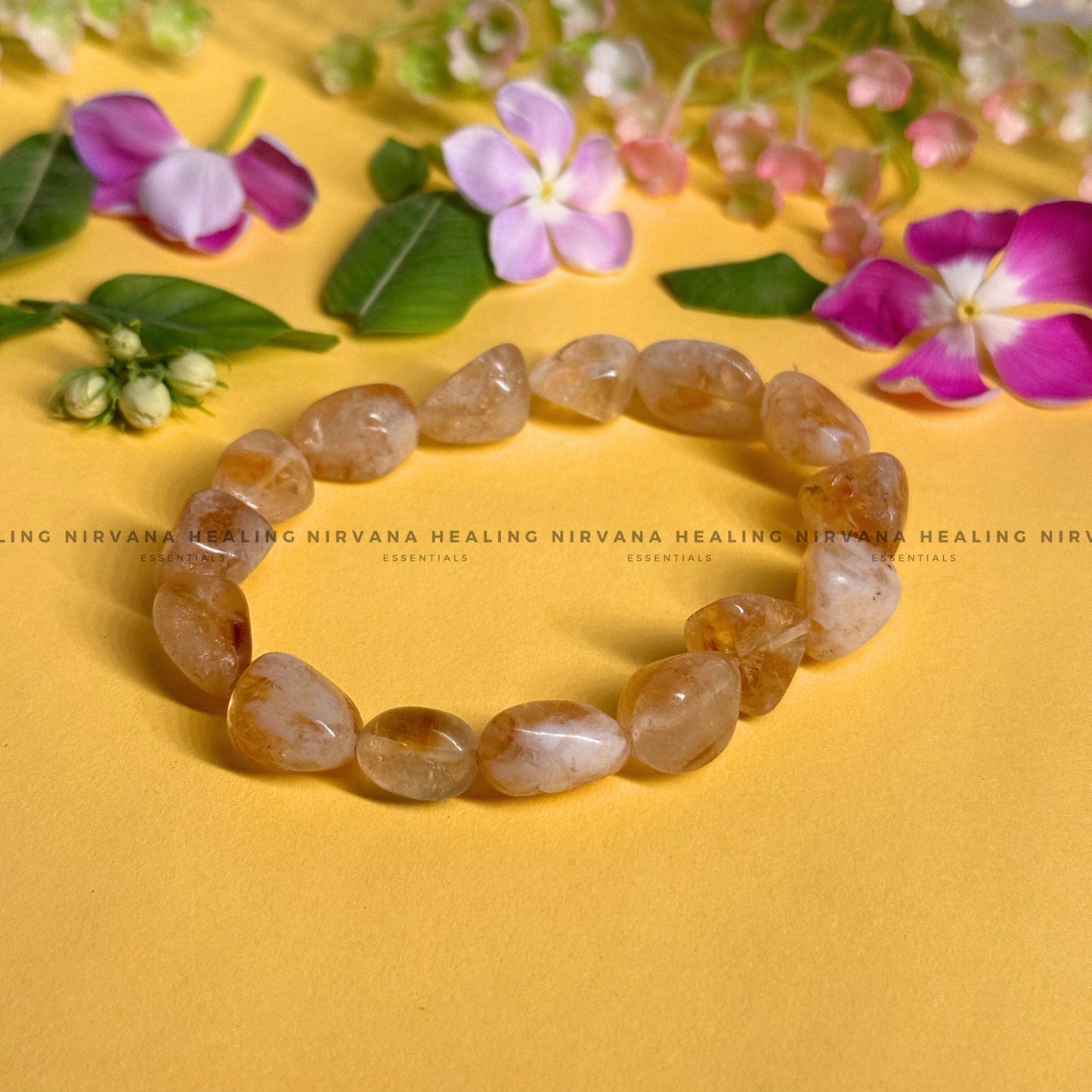 CITRINE TUMBLE BRACELET (Abundance, Creativity, Success And Confidence)  image 0