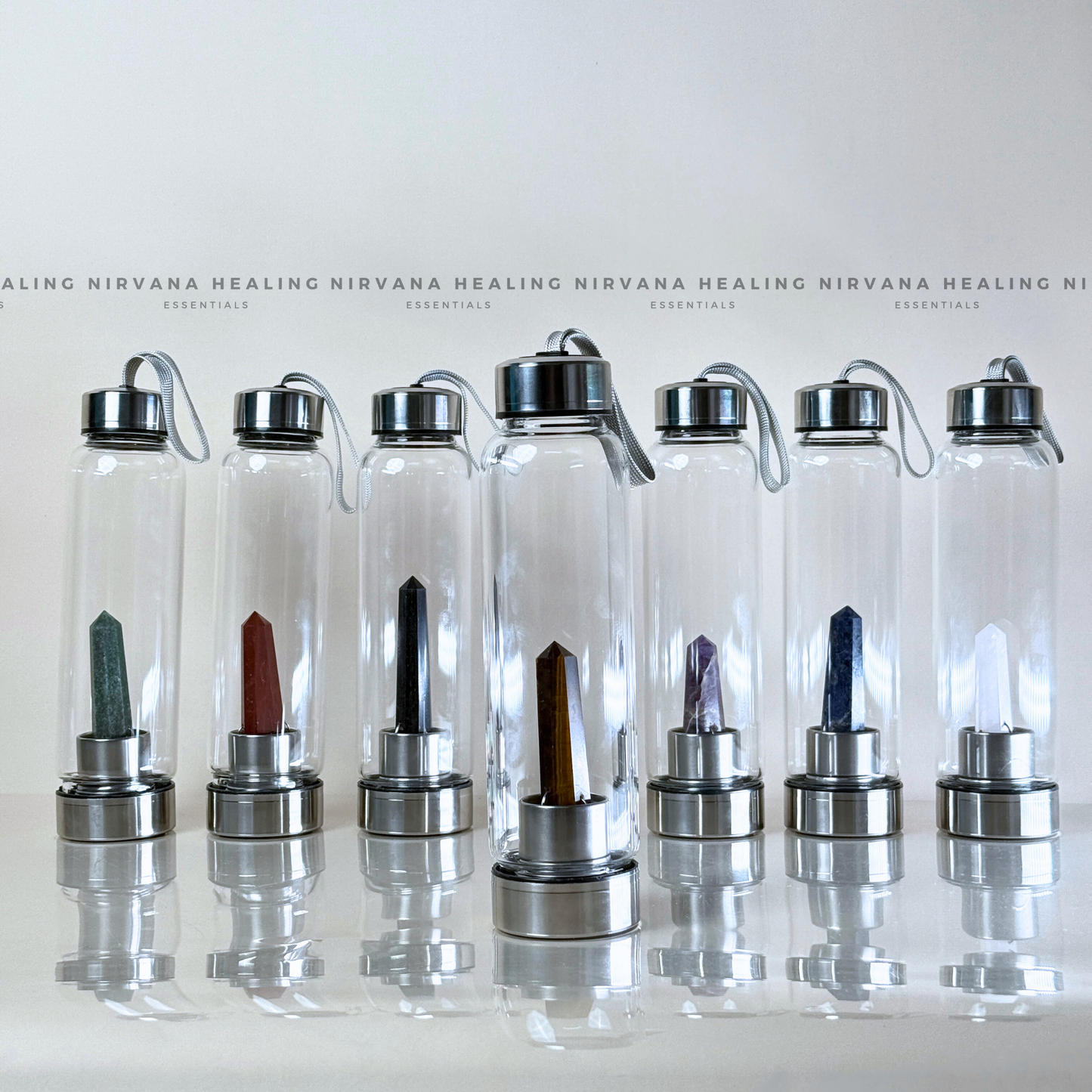 TIGER EYE INFUSED CRYSTAL ELIXIR BOTTLE (Bold, Courage, Willpower And Strength). image 4