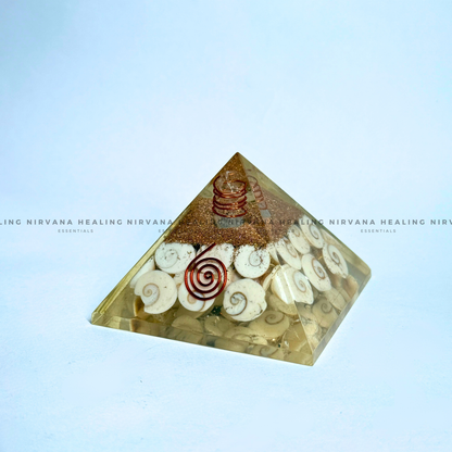 GOMTI CHAKRA PYRAMID (Protection, Wealth And Divine Balance) image 0
