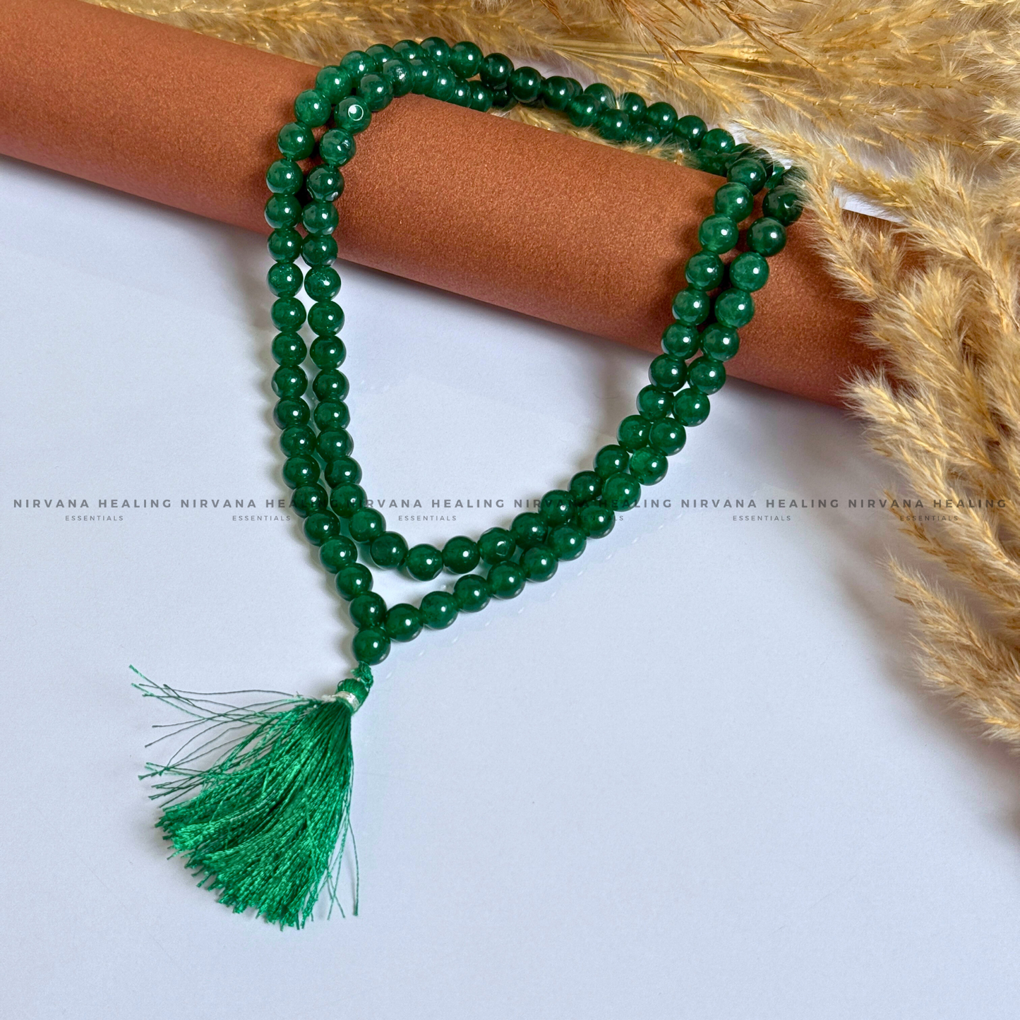 GREEN AVENTURINE MALA (Luck, Money, Abundance, Career And Growth) image 0