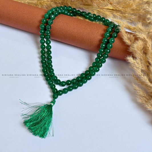 GREEN AVENTURINE MALA (Luck, Money, Abundance, Career And Growth) image 0