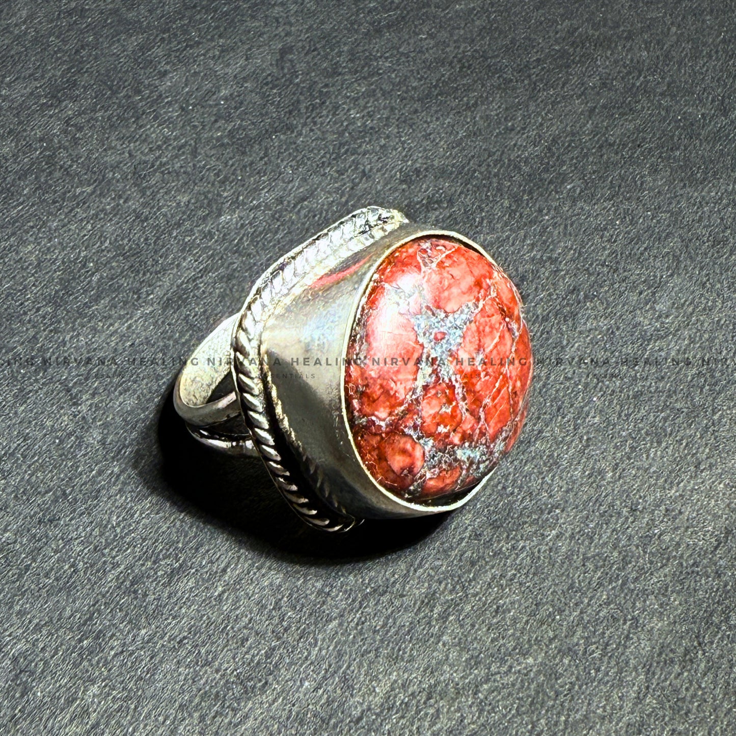 RED MARGAJ ROUND RING (Ring of Protection, Courage And Prosperity) image 3