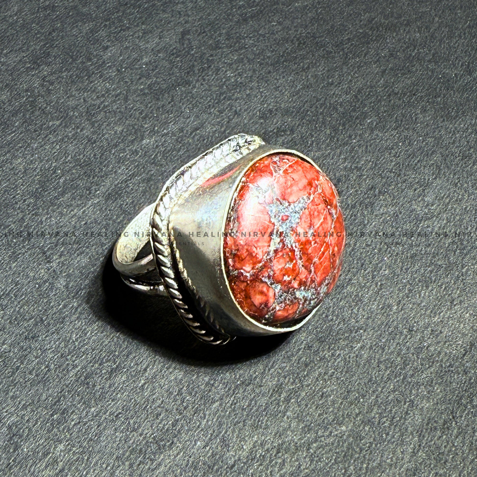 RED MARGAJ ROUND RING (Ring of Protection, Courage And Prosperity) image 3