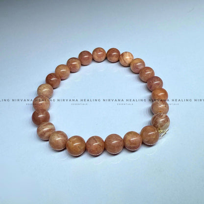 RHODONITE ROUND BEADED BRACELET (Compassion, Emotional Healing, Loving Vibration And Self Love) image 2