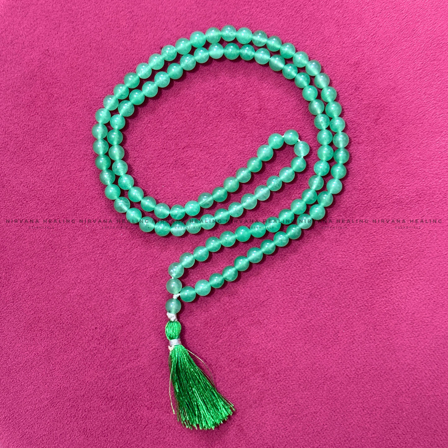 GREEN JADE MALA (Luck, Harmony, Peace And Abundance) image 2