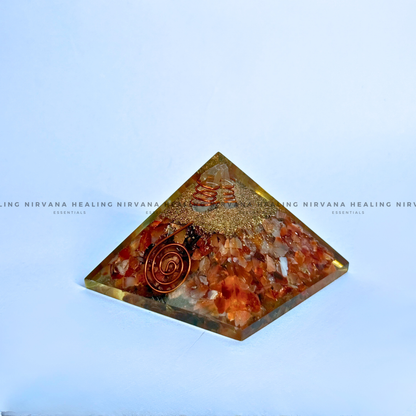 RED CARNELIAN PYRAMID (Creativity, Courage, Passion And Stamina) image 3