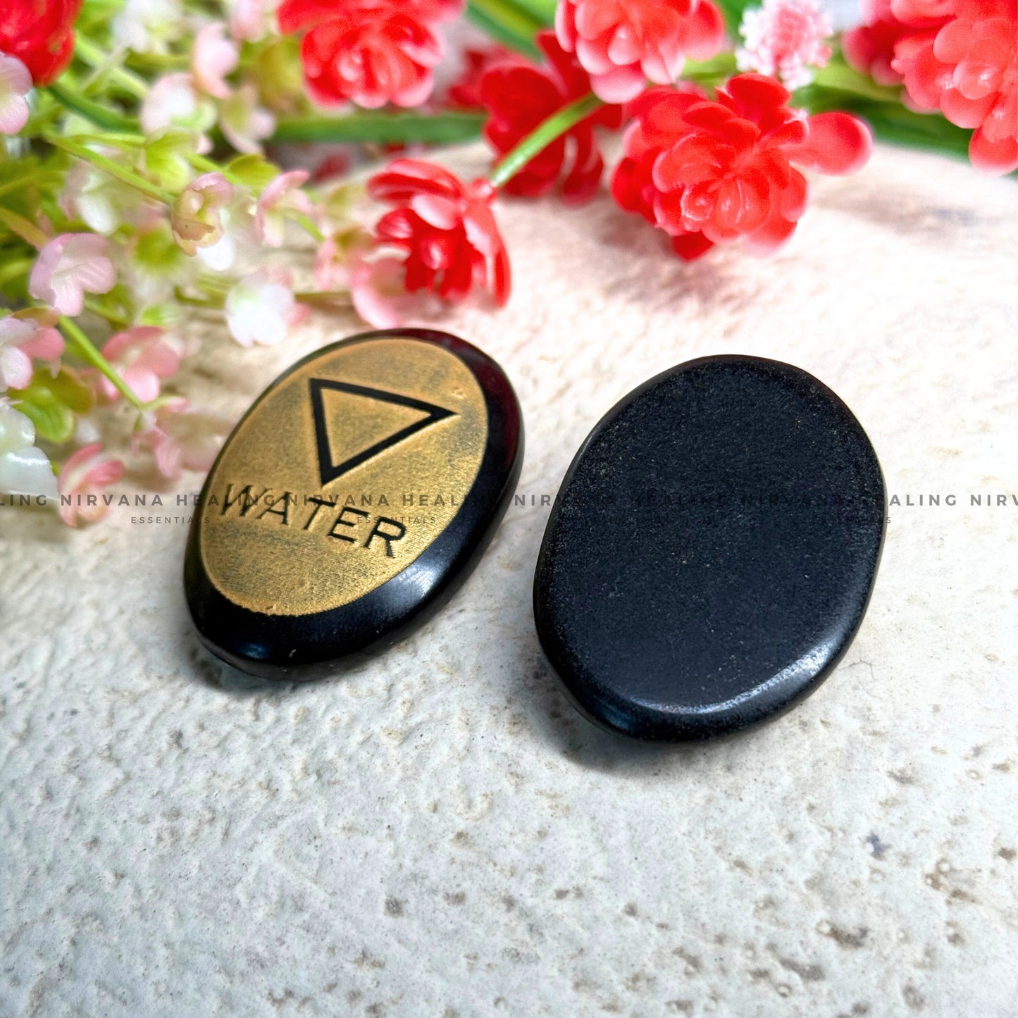 BLACK TOURMALINE WATER ELEMENT ZIBU COIN (Protection, Grounding, Shielding And Growth) image 2