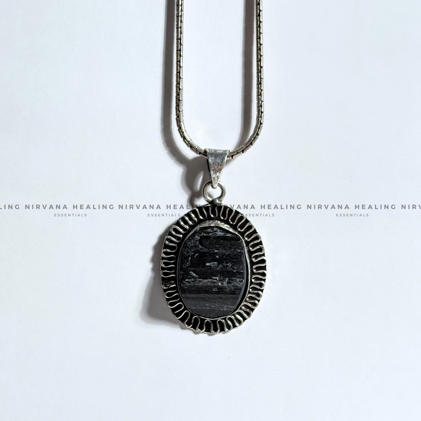 BLACK TOURMALINE RAW PENDANT (Protection, Grounding, Shielding And Growth) image 4