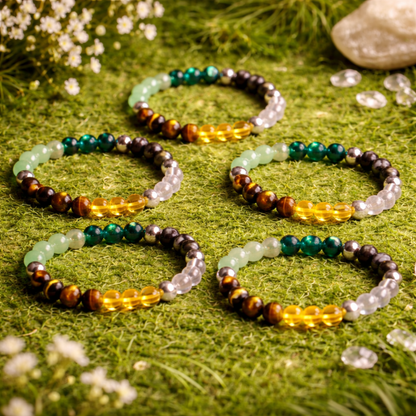 Money Magnet Healing Crystal Bracelet - Wealth, Success & Motivation image 4