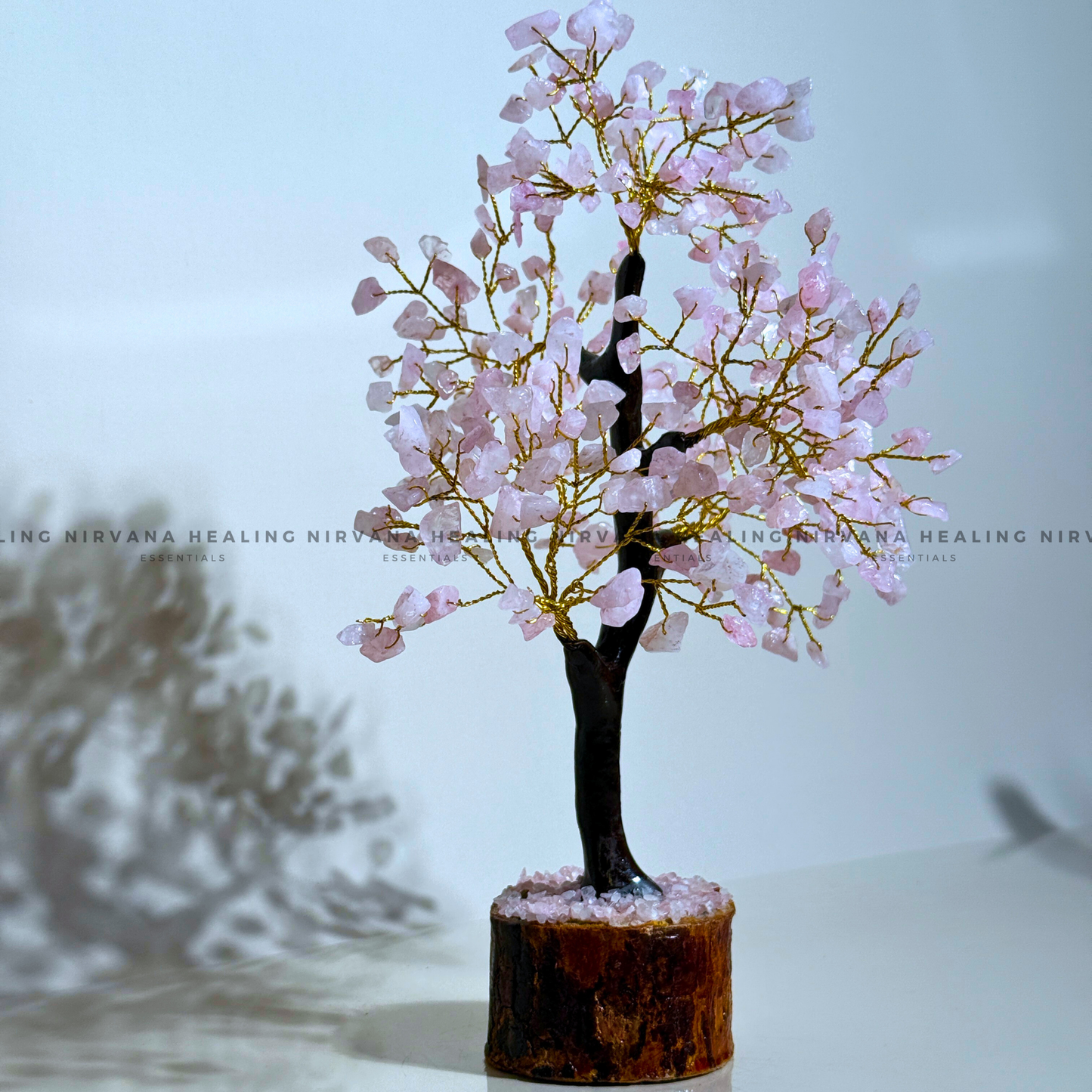 ROSE QUARTZ CRYSTAL TREE(BIG) Approx 300 Beads (Love, Romance, Relationship, Emotion Balance) image 4