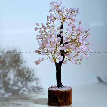 ROSE QUARTZ CRYSTAL TREE(BIG) Approx 300 Beads (Love, Romance, Relationship, Emotion Balance) image 4