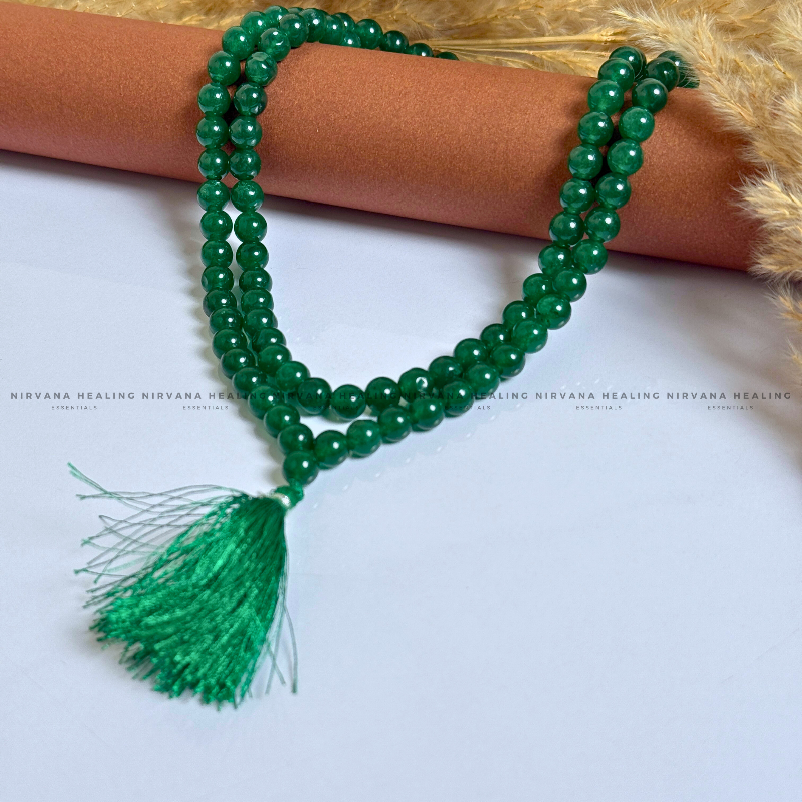 GREEN AVENTURINE MALA (Luck, Money, Abundance, Career And Growth) image 1