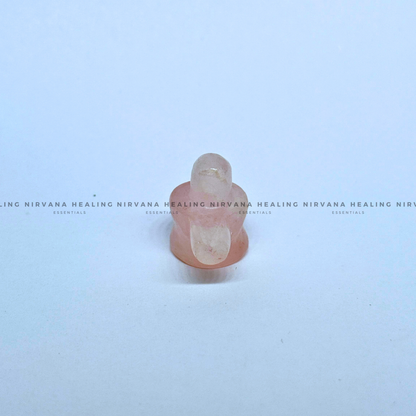 ROSE QUARTZ SHIVLING (1 Inch) (Love, Romance, Relationship, Emotion And Balance) image 3
