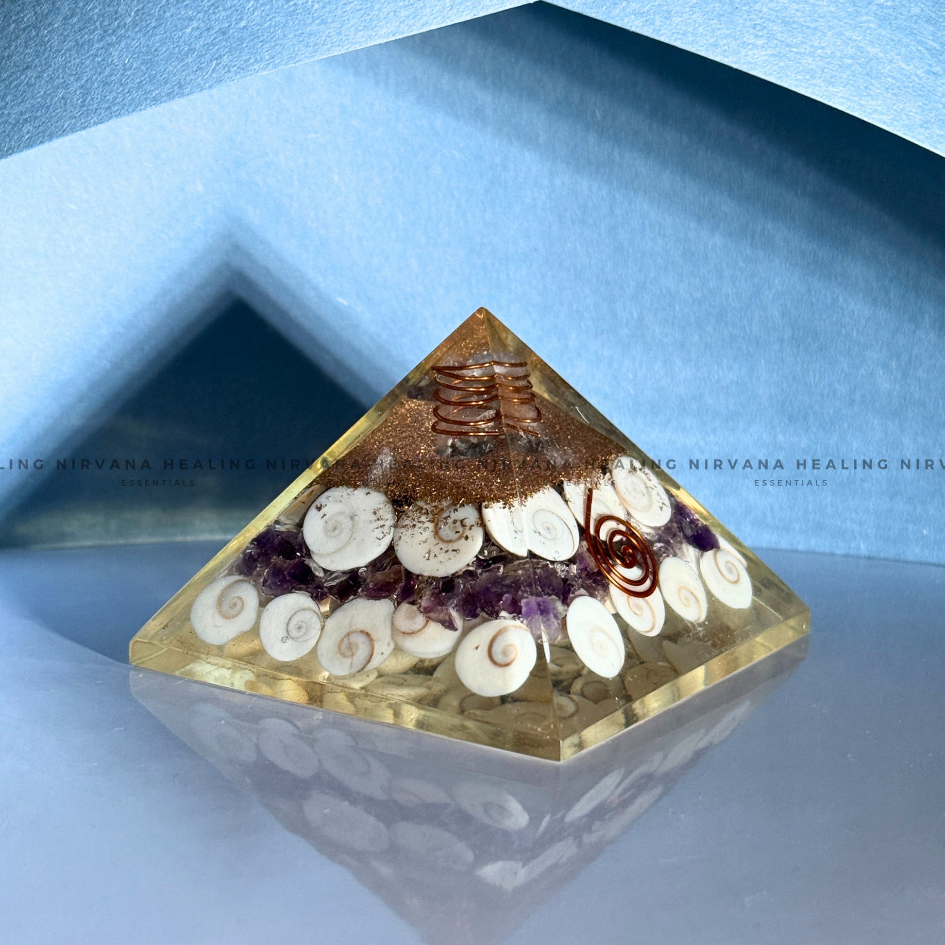 GOMTI CHAKRA PYRAMID (Protection, Wealth And Divine Balance) image 2