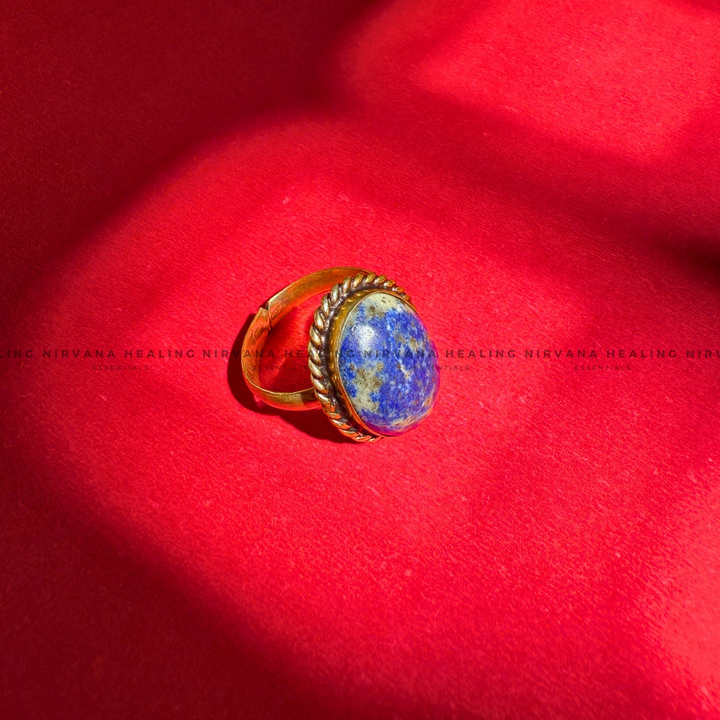 LAPIS LAZULI OVAL RING  (Communication, Truth, Ease Of Expression And Wisdom) image 2