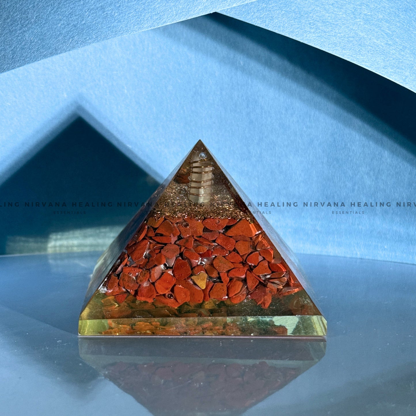 RED JASPER PYRAMID (Immunity, Strength, Health And Pain Relief) image 5