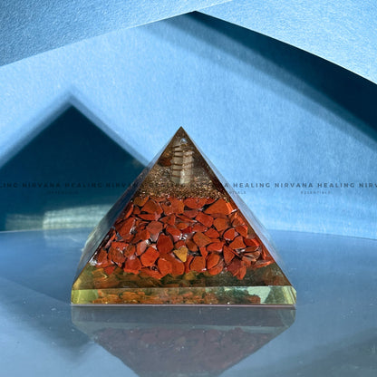 RED JASPER PYRAMID (Immunity, Strength, Health And Pain Relief) image 5