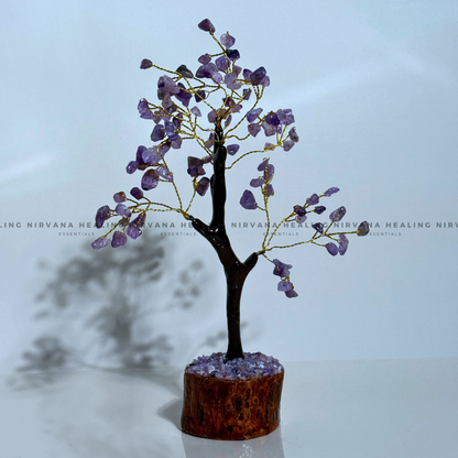 AMETHYST CRYSTAL TREE Approx 100 Beads (Meditation, Stress Reduction, Intuition and Manifestation) image 0